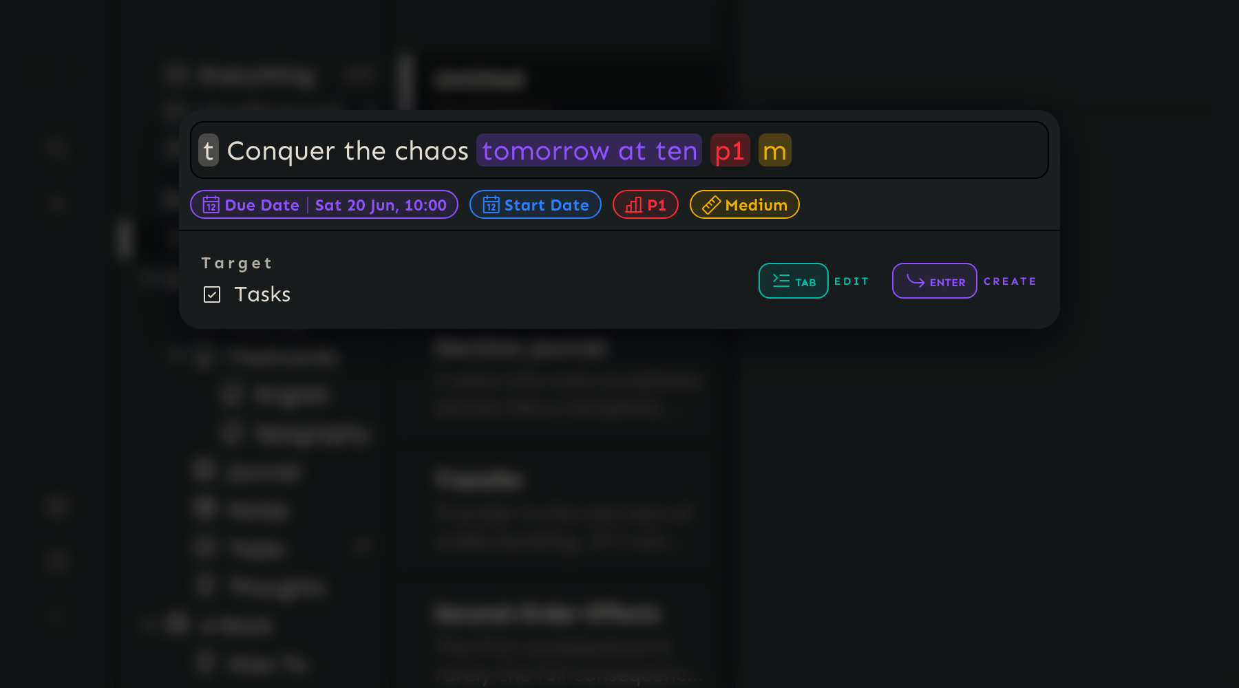 Snippets Tasks